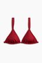 Dolgulu Üçgen Bikini Üstü