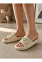 Stylish Lightweight Comfortable Beach Sea Pool Slippers with Butterfly Stones - 3