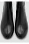 Round Toe Block Heel Boots - 5