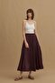 Multi Piece Skirt Burgundy - 2
