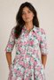 Long Flower D Patterned Dress - 2