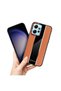 حافظة متوافقة مع هاتف Xiaomi Redmi Note 12 4G مصنوعة من الجلد الفاخر باللون البني - 3