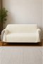Rabbit Hair Square Textured Non-Slip Sofa/Sofa Bed Cover 170X210 cm