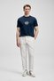 111020310 Thınk Modern Graphic T-Shirt T-Shirt Men's T-Shirt Dark Blue - 5