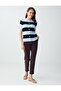 Bitter Brown Side Pocket High Waist Regular Leg Woven Trousers