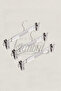 5 Pieces Plastic Chrome Plated Trouser Hanger Skirt Hanger Clothes Hanger - 3