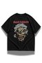 Unisex Rock Music Band Iron Maiden Printed T-shirt, Rock-Metal Music Printed T-shirt