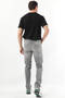 Men's String Ripped Jeans Gray - 5