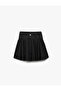 High Waist Relaxed Fit Sports Shorts Skirt - 4