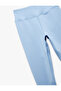 High Waist Slim Fit Interlock Stitching Detail Sports Leggings - 6