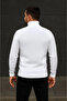 Men's Turtleneck Knitted Sweater Cotton Thick Corded Fabric Woven, Regular Fit Long Sleeve Winter m - 2