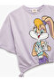 تي شيرت قصير الأكمام مطبوع عليه Lola Bunny مرخص - 3