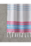 Bony Striped Striped Bedspread 90X150 cm Navy Blue-Orange - 2