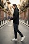 Gavi Hooded Men's Sweatshirt Navy Blue - 2