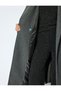 X Selected by Şahika Ercümen - Buttoned Epaulet Detailed Belted Pocketed Double-Breasted Long Cashmere Coat - 8