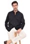 Slim Fit Long Sleeve Diamond Pattern Sleeve Embroidered Collar Buttoned Stylish Men's Shirt with Gift Box Fs-004200 -