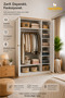 Smart 3 Kapılı Dolap(%100MDF) - 2