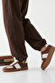 100% Cotton Lace-Up Trousers with Elastic Cuffs and Pockets - 6
