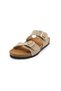 Lily Beige Color Cork Sole Slippers - 7