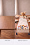 100% Cotton Linen Bohemian Punch Embroidered Table Runner – 40X 130 Elegant and Natural Tablecloth - 6