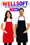مريلة مطبخ مقاومة للماء من Wellsoft Double Pack مع جيوب - 3