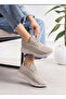 Beige Unisex Lightweight Knitwear Sneaker Orthopedic Shoes-015 - 7