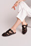 Women's Brown Nubuck Daily Slippers - 3
