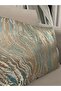 Double-Sided Imported Lara Pattern Throw Pillow Cover-Anthracite - 2