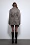 Brown Short Faux Fur Coat - 7
