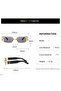 Cp165 Black Elegant Stylish Sunglasses with Pirses.. - 6
