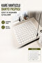 Square Suction Cup Bathroom and Shower, Bathtub Shower Cabin Bath Mat 54X54Cm M-149 - 2