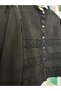 Shoulder Pad Tex Suede Skirt Suit Laser Cut - Black - 46 - 4