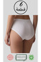 Premium 12 Pieces Delicate Feminine Breathable Cotton Panties with Cute Heart Details - 3