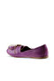 Lilac Leather Women's Ballerinas 01Wl1237 - 4