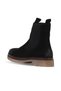 Black Suede Women's Flat Boots 01Wf3801 - 4