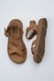 Tan Leather Women's Sandals 01Wy9409 - 5