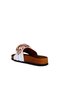 White Napa Leather Women's Flat Slippers 05Wt066 - 4