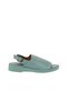 Green Light Leather Women's Flat Sandals 01Wy2917