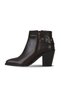 Brown Leather Women's Heeled Boots 33Wb9510 - 3