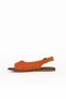 Orange Alf Suede Women's Flat Sandals 01Wa5709 - 3