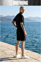 Unisex Casual Short Sleeve Set with Anchor Print Outdoor Spring/Summer Full Shorts - 3