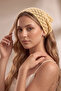 Swan Detailed Hand Knitted Bandana - 6