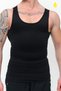 Men's Tank Top Corset That Tightens Your 5 Different Zones in 2 Sizes Black Color - 3