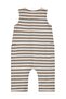 Striped 6-18 Months Jumpsuit - Brown - 2