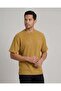Men Green Jacquard T-Shirt