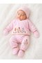 Transitional Flower Embroidered Newborn Baby Girl Muslin 10-Piece Hospital Discharge Set/Birth Gift - 5