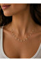 Special Series Minimal Stone Detailed Gold Necklace - 2