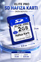 Elite Pro 2Gb Sd Memory Card - Secure Digital Flash Memory - 2