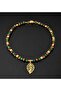Tiger Eye Green Agate Courage Luck and Evil Eye Protection Necklace - 8