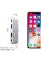 محول USB-C 4 في 1، شحن PD 3.0، منفذ 4K، USB 3.0، مقبس سماعات رأس 3.5 ملم، تصميم مدمج، نقل بيانات عالي السرعة، فضي، للحواسيب المحمولة - 2